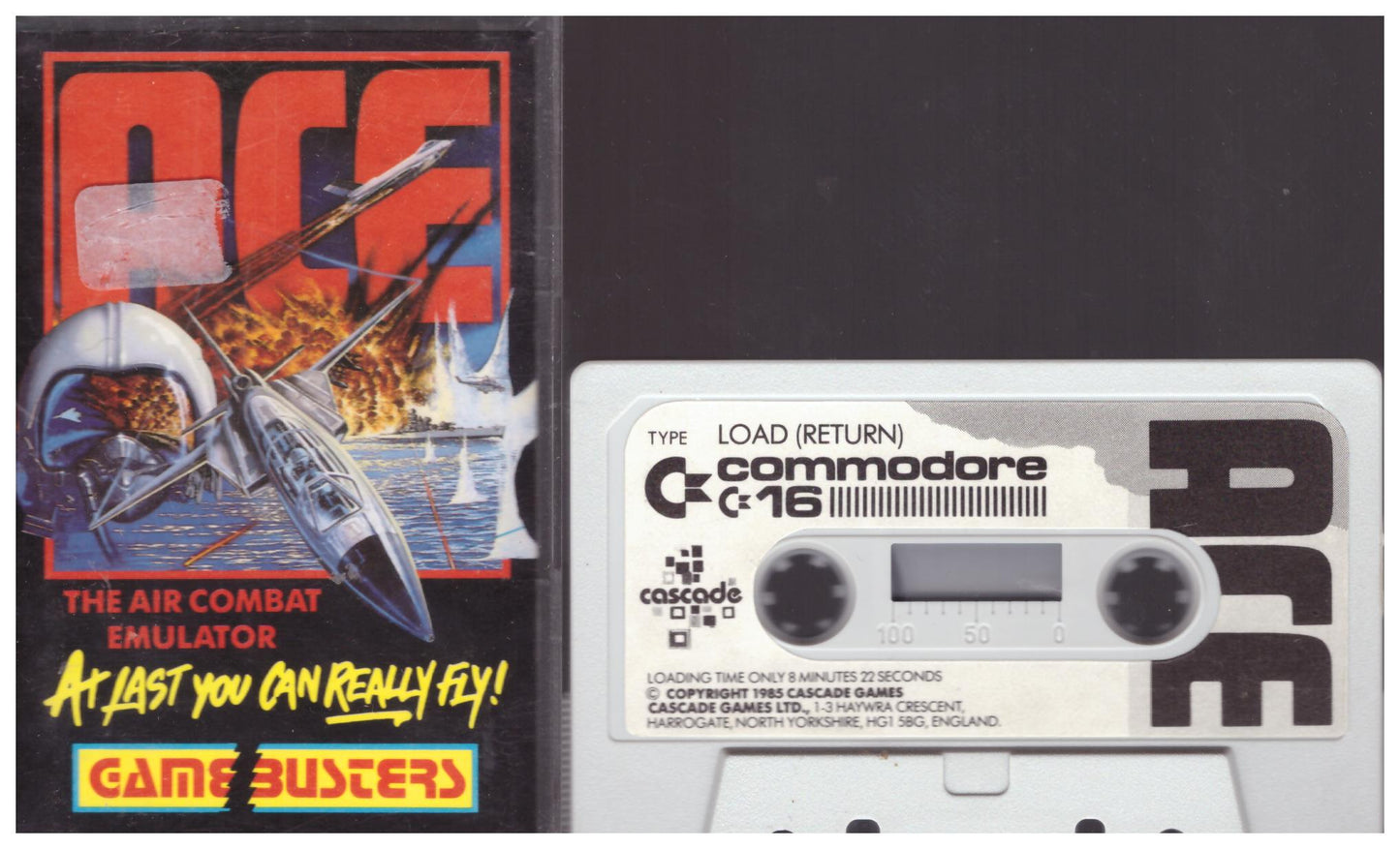 ACE for Commodore 16/Plus 4 from GameBusters