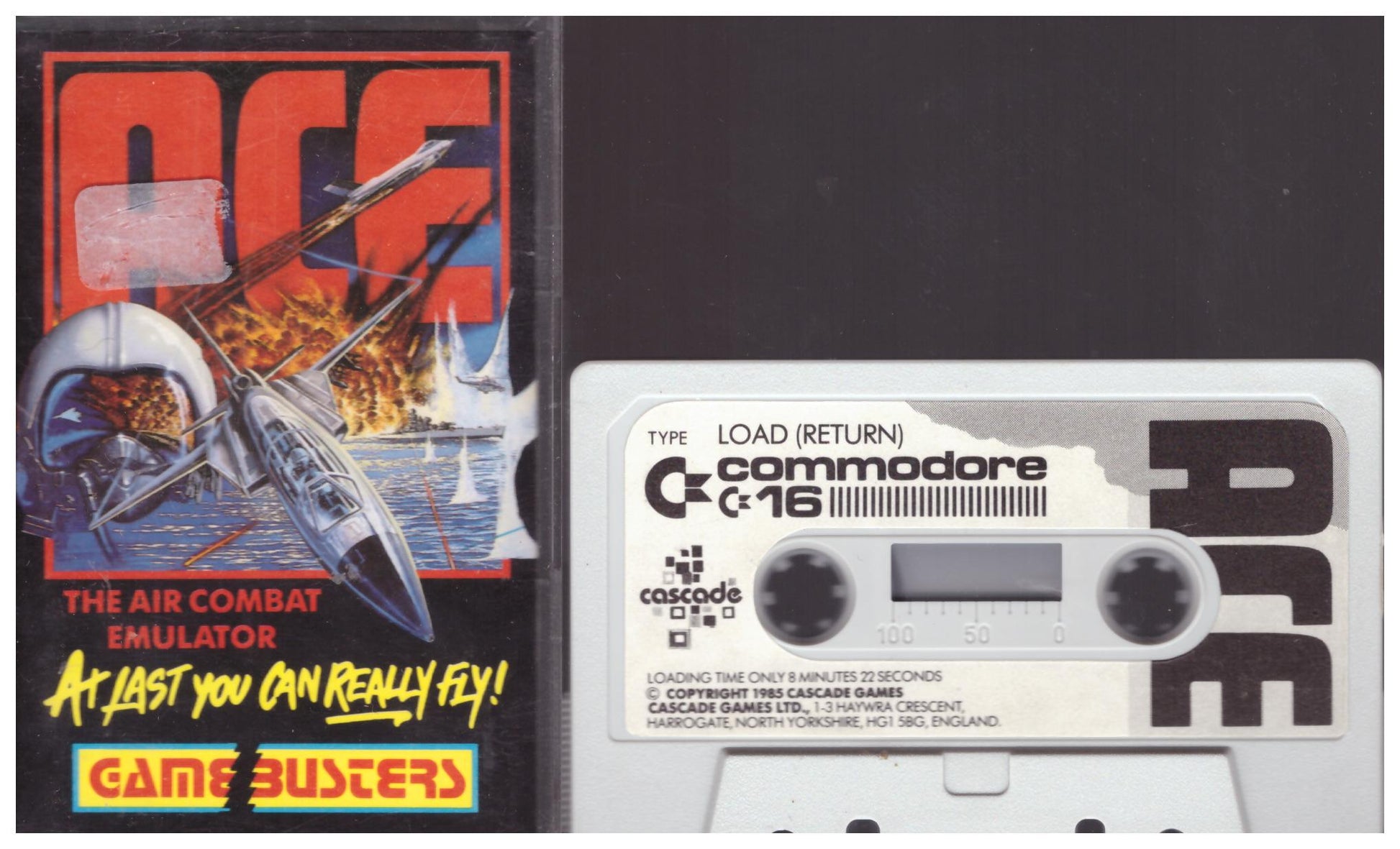 ACE for Commodore 16/Plus 4 from GameBusters