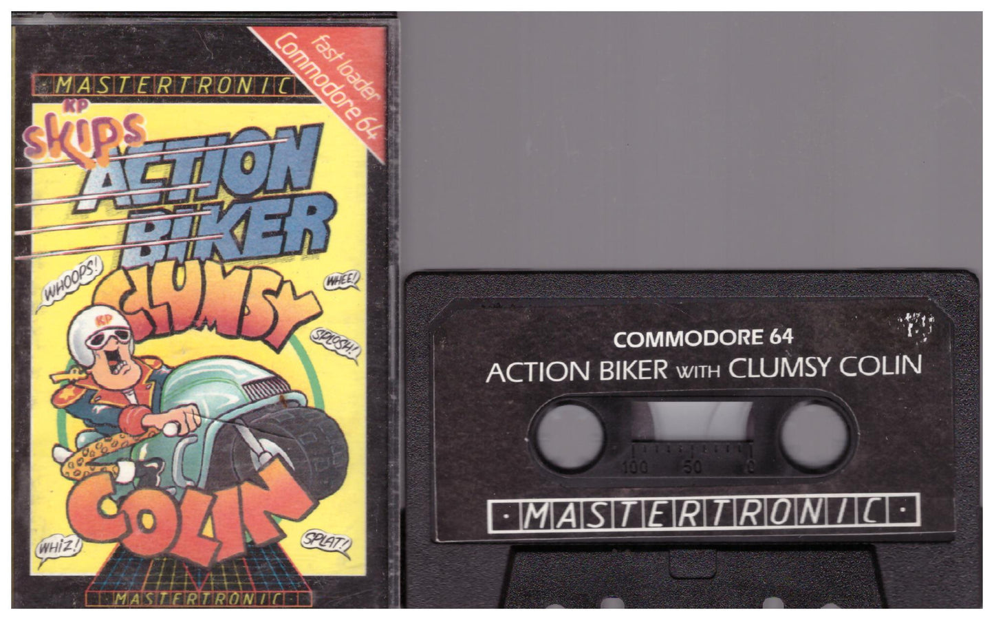 Action Biker for Commodore 64 from Mastertronic (IC 0077)