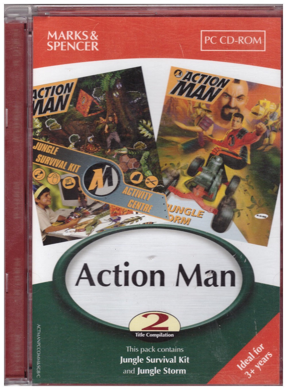 Action Man 2 Title Compilation, PC game compilation, Action Man Marks & Spencer Infogrames