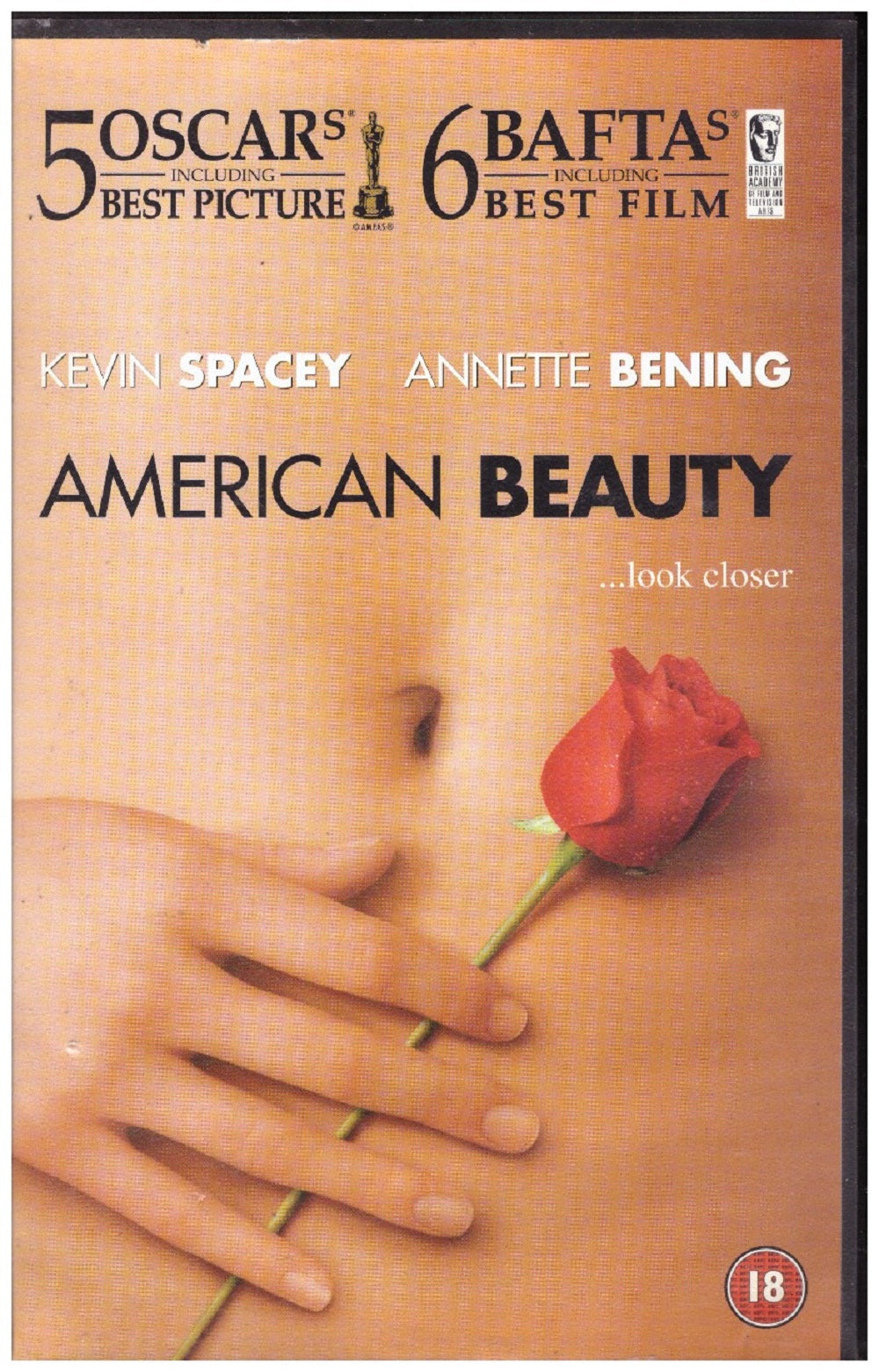 American Beauty VHS from Dreamworks Home Entertainment (UP 534973)