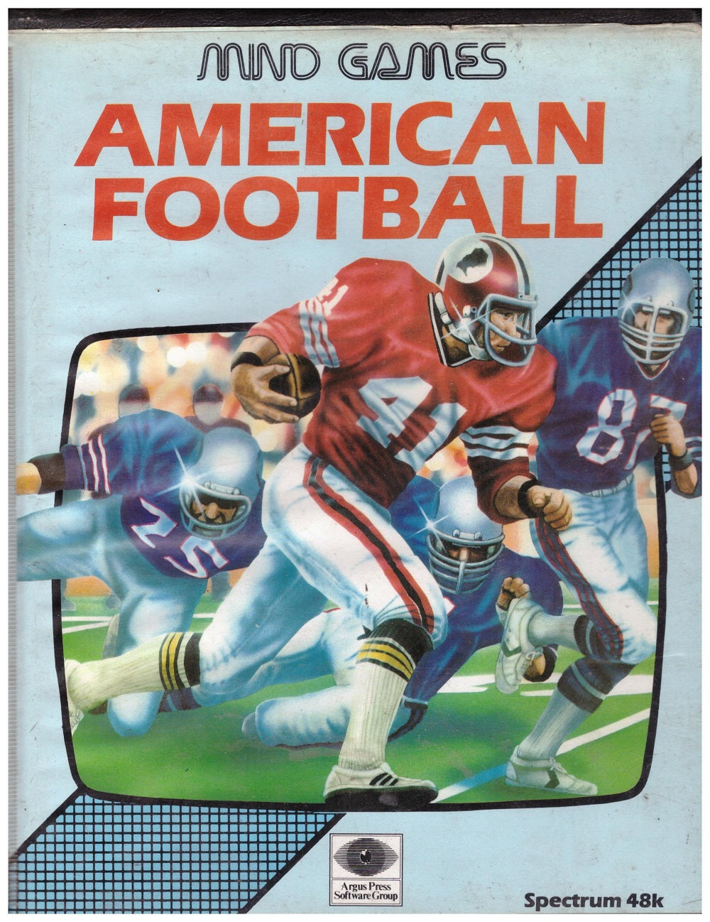 American Football for ZX Spectrum from Argus Press Software