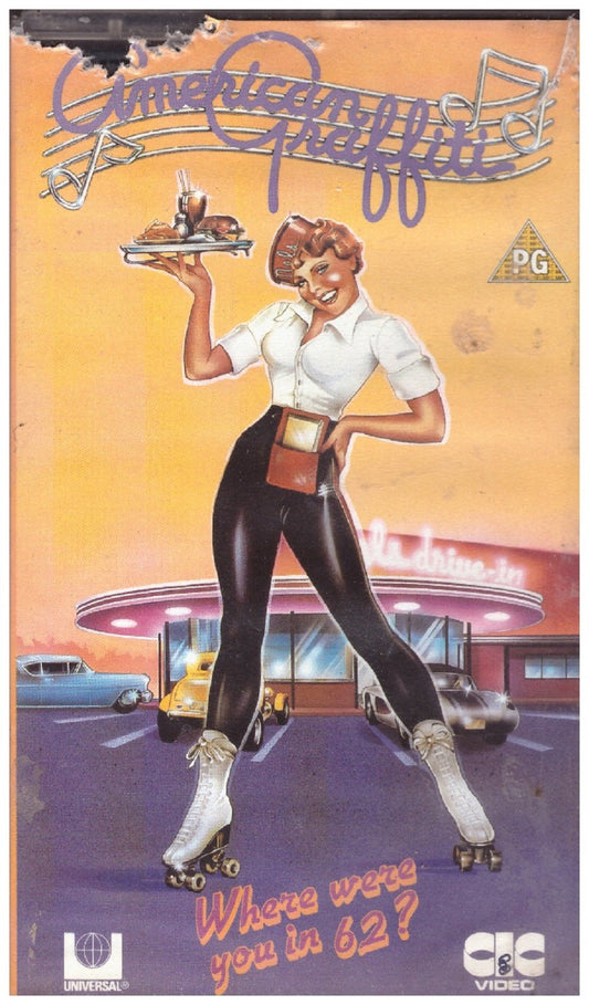 American Graffiti VHS from CIC Video (VHR 1398)