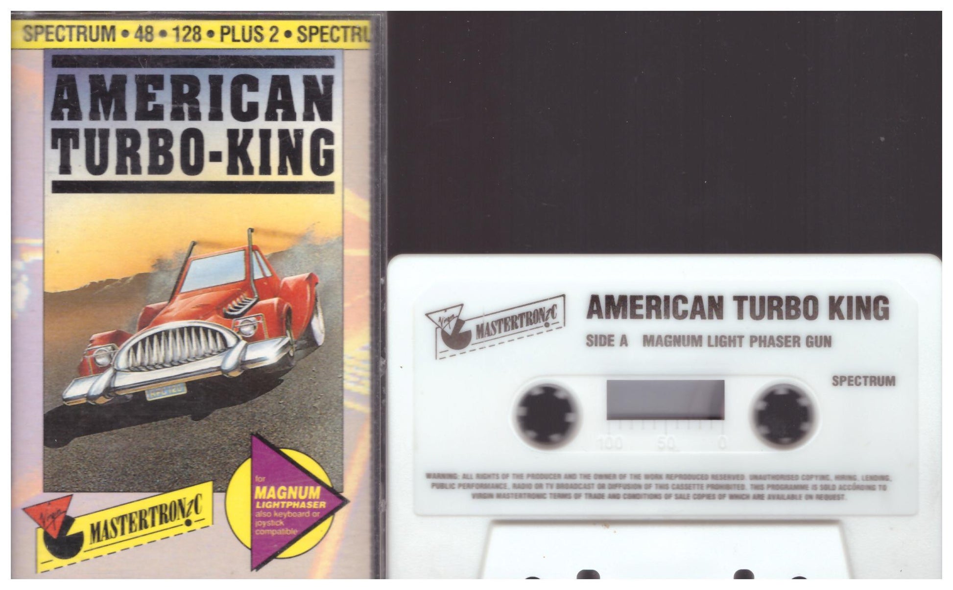 American Turbo-King for ZX Spectrum from Mastertronic