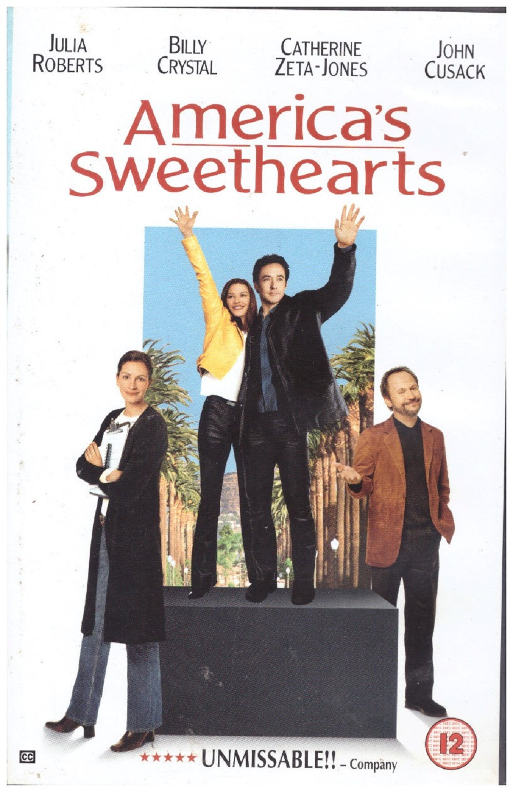 America's Sweethearts VHS from Columbia Tristar Home Entertainment (CVS 32404B)