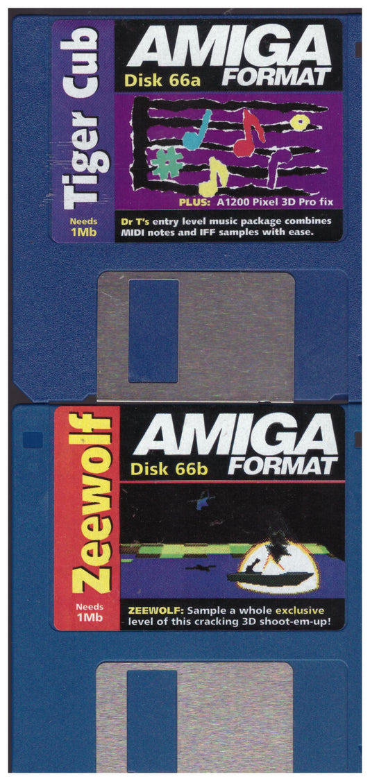 Amiga Format Issue 66 December 1994 Coverdisks for Commodore Amiga