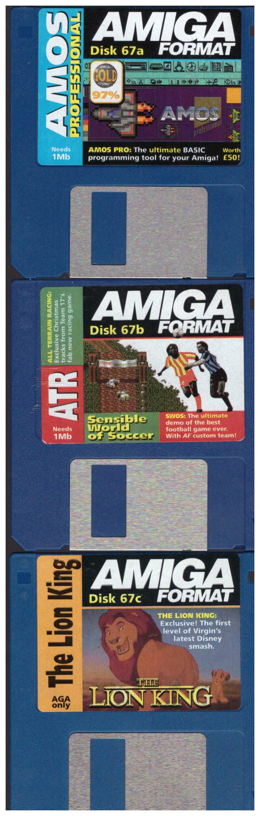 Amiga Format Issue 67 January 1995 Coverdisks for Commodore Amiga