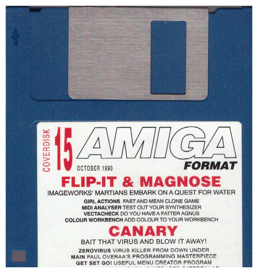 Amiga Format No.15 October 1990 Coverdisk