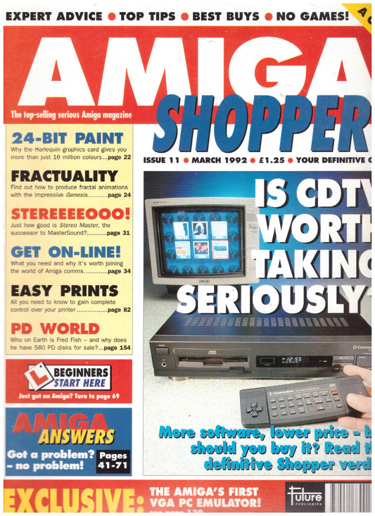 Amiga Shopper Issue 11 March 1992 Magazine