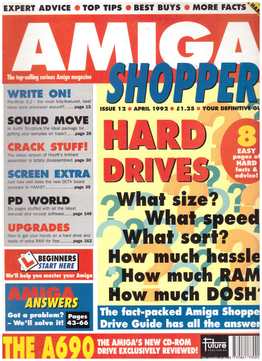 Amiga Shopper Issue 12 April 1992 Magazine