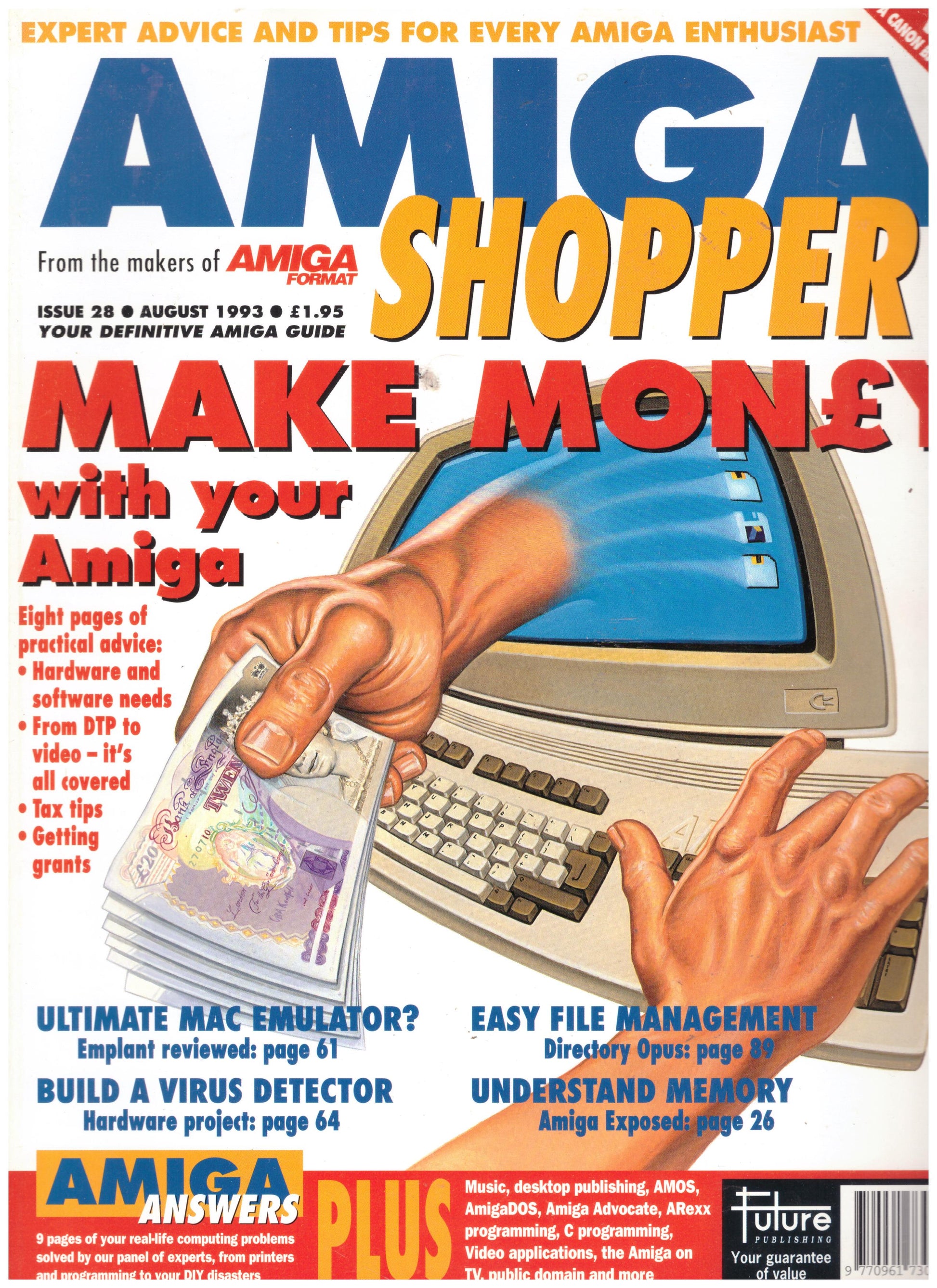 Amiga Shopper Issue 28 August 1993 Magazine