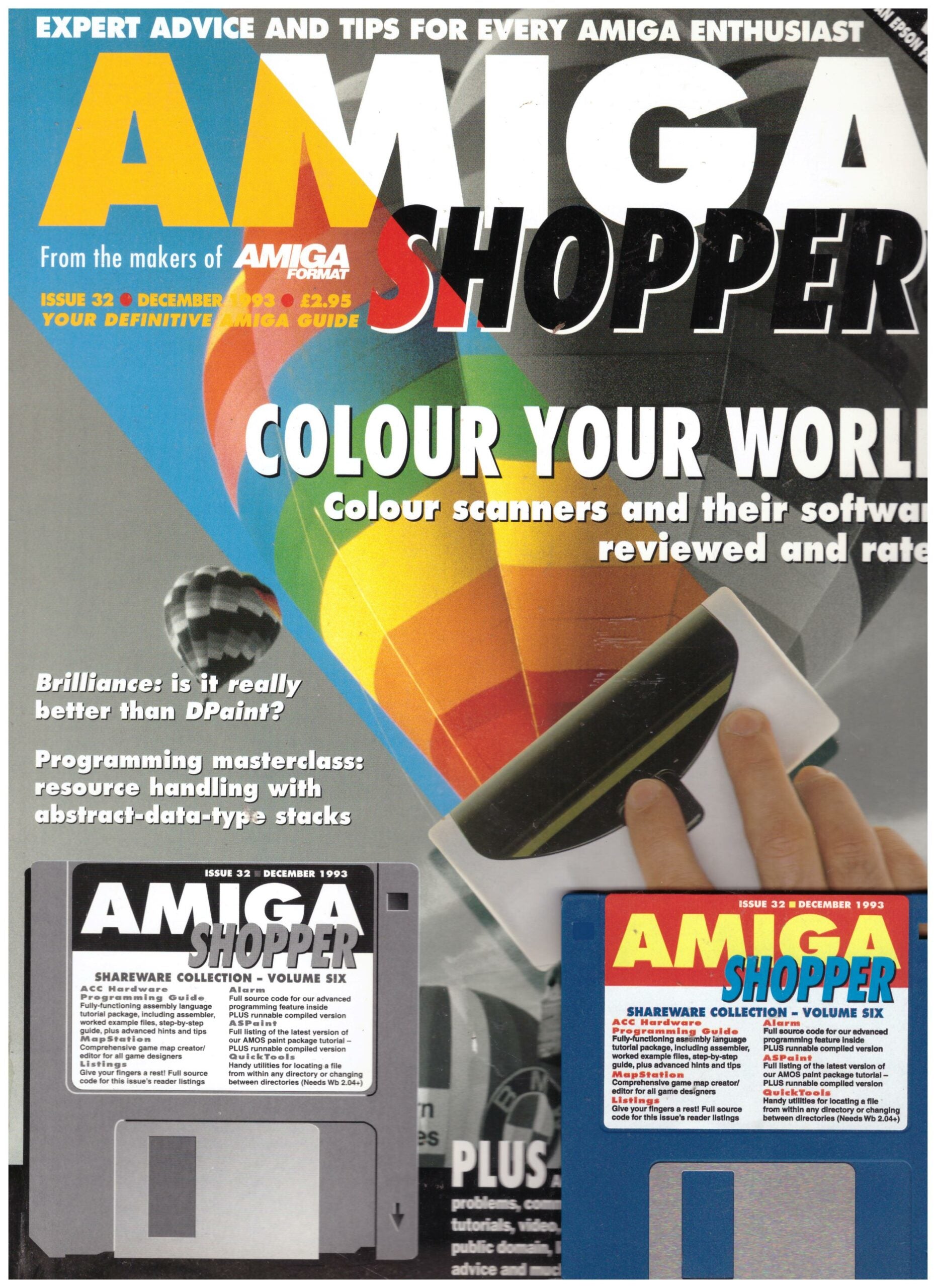 Amiga Shopper Issue 32 December 1993 Magazine And Coverdisk