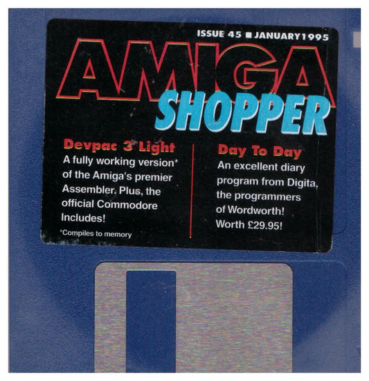 Amiga Shopper Issue 45 January 1995 Coverdisk for Commodore Amiga