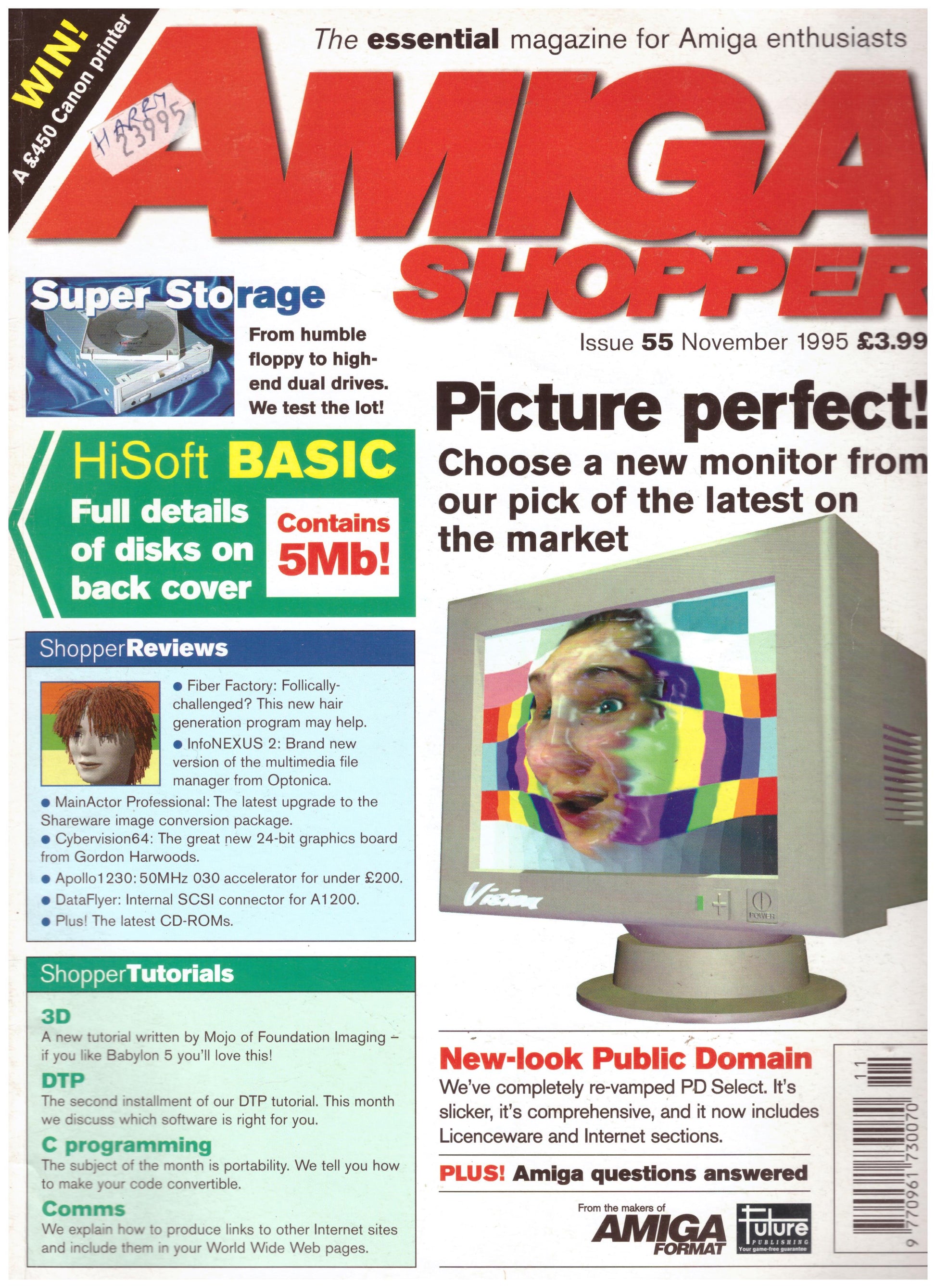 Amiga Shopper Issue 55 November 1995 Magazine