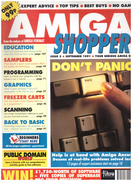 Amiga Shopper Issue 5 September 1991 Magazine