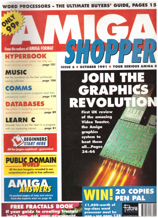 Amiga Shopper Issue 6 October 1991 Magazine