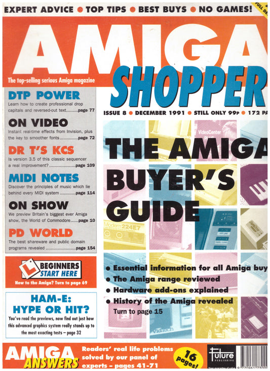 Amiga Shopper Issue 8 December 1991 Magazine