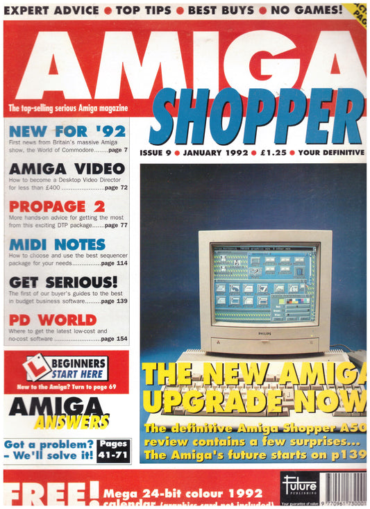 Amiga Shopper Issue 9 January 1992 Magazine