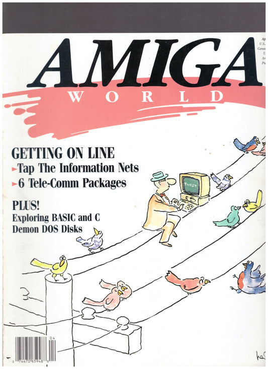 Amiga World Vol 4 Num 4 Apr 1988 Magazine