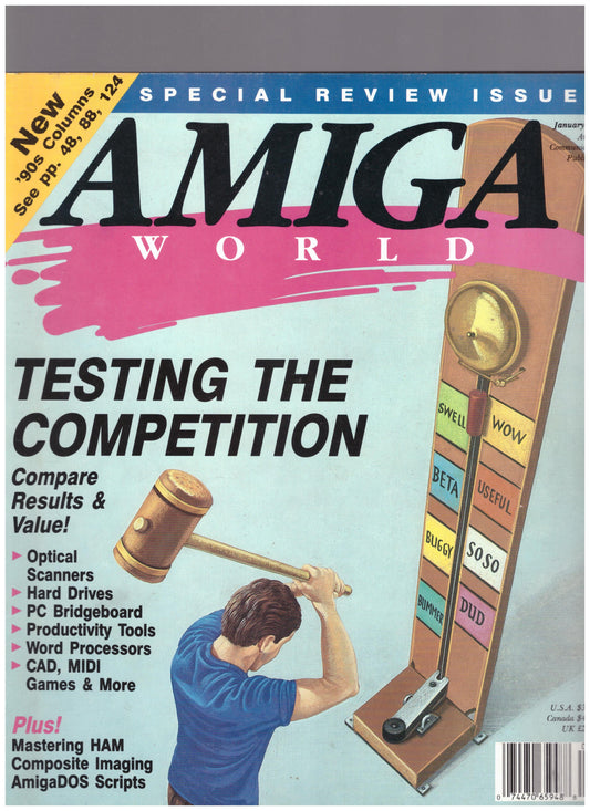 Amiga World Vol 6 Num 1 Jan 1990 Magazine