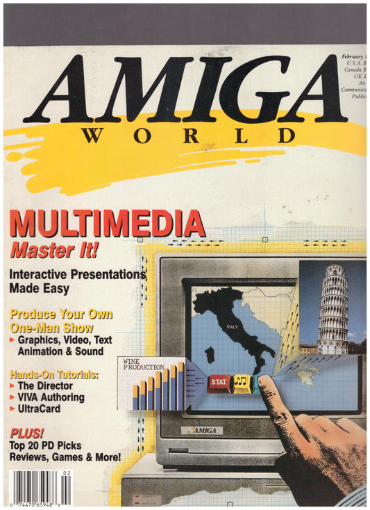 Amiga World Vol 6 Num 2 Feb 1990 Magazine