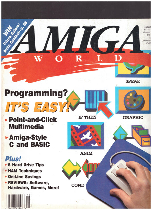 Amiga World Vol 6 Num 8 Aug 1990 Magazine