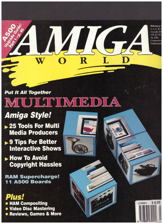 Amiga World Vol 7 Num 2 Feb 1991 Magazine