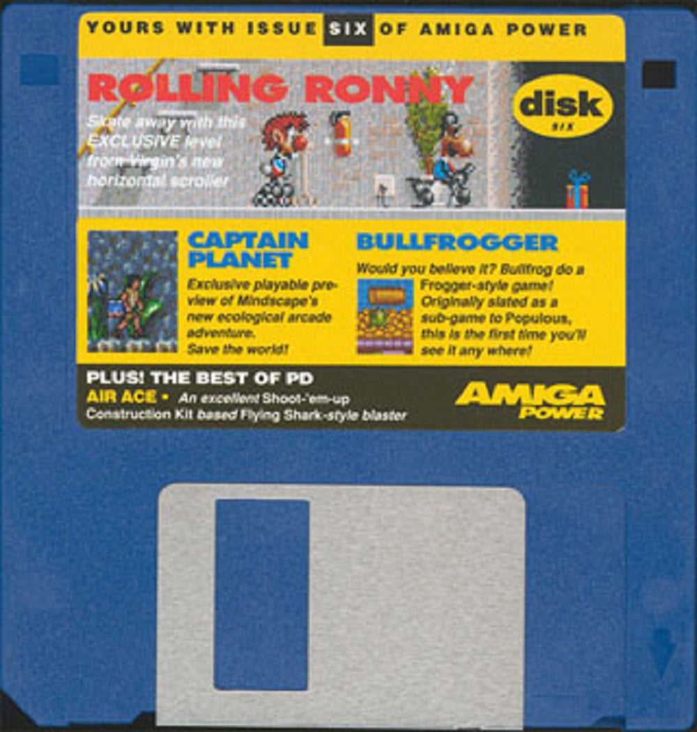 Amiga Power Issue 6 October 1991 Coverdisk for Commodore Amiga