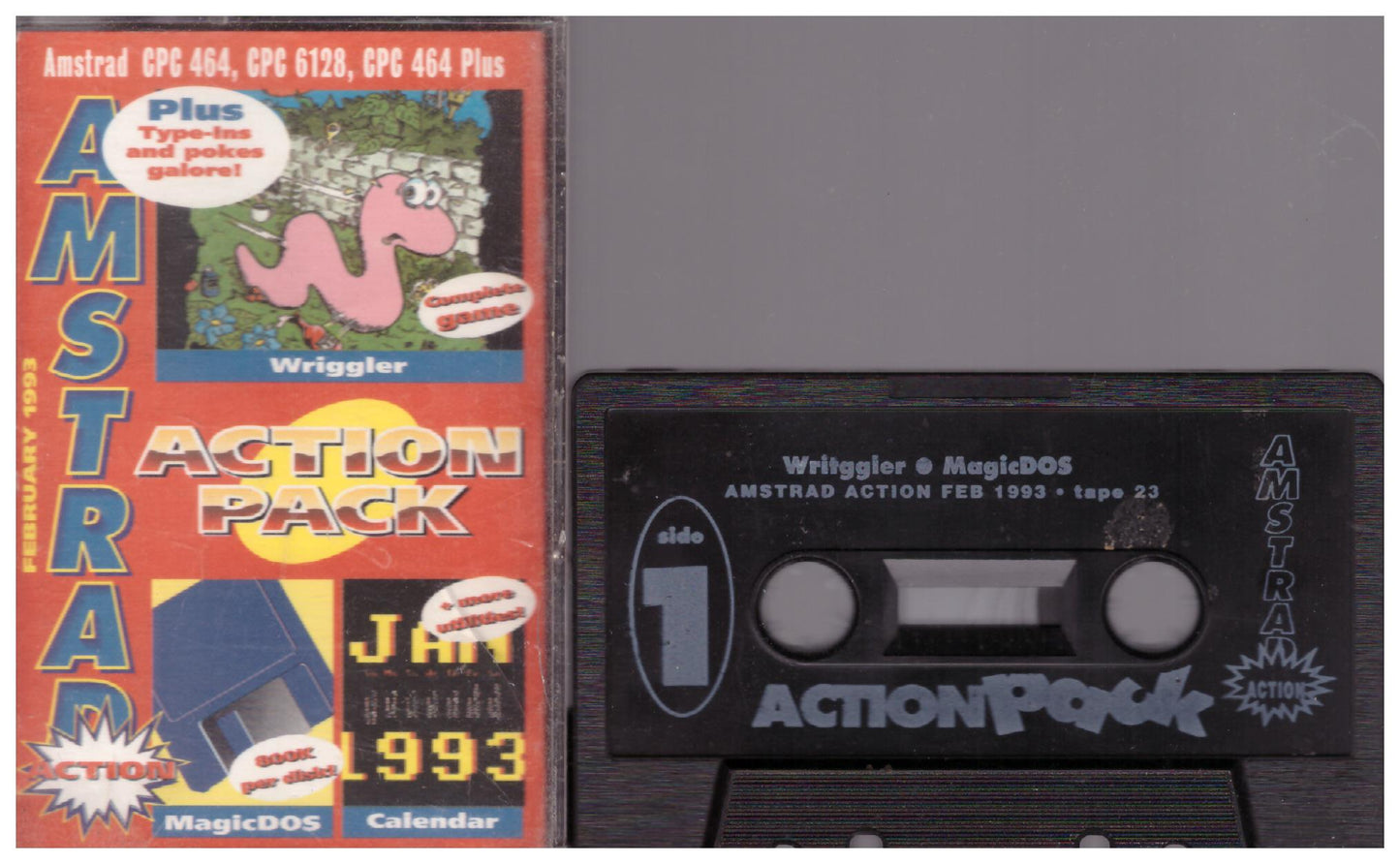 Amstrad Action 23 Feb 93 Covertape for Amstrad CPC