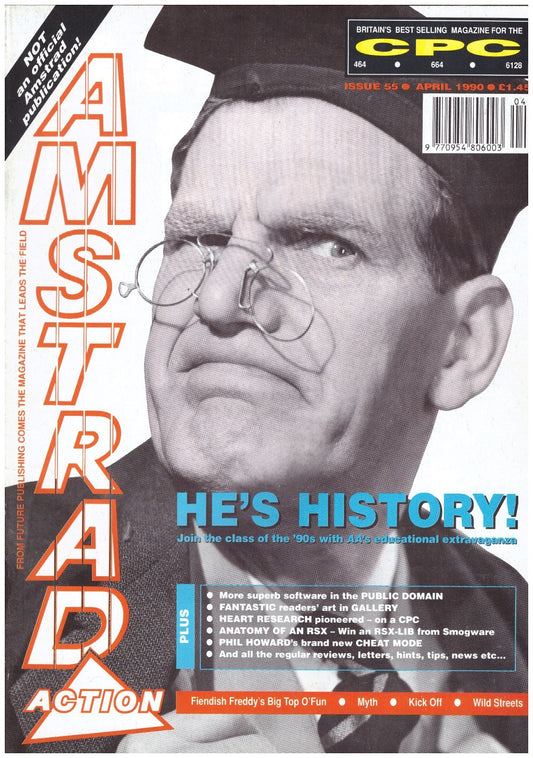 Amstrad Action Issue 55/April 1990 Magazine