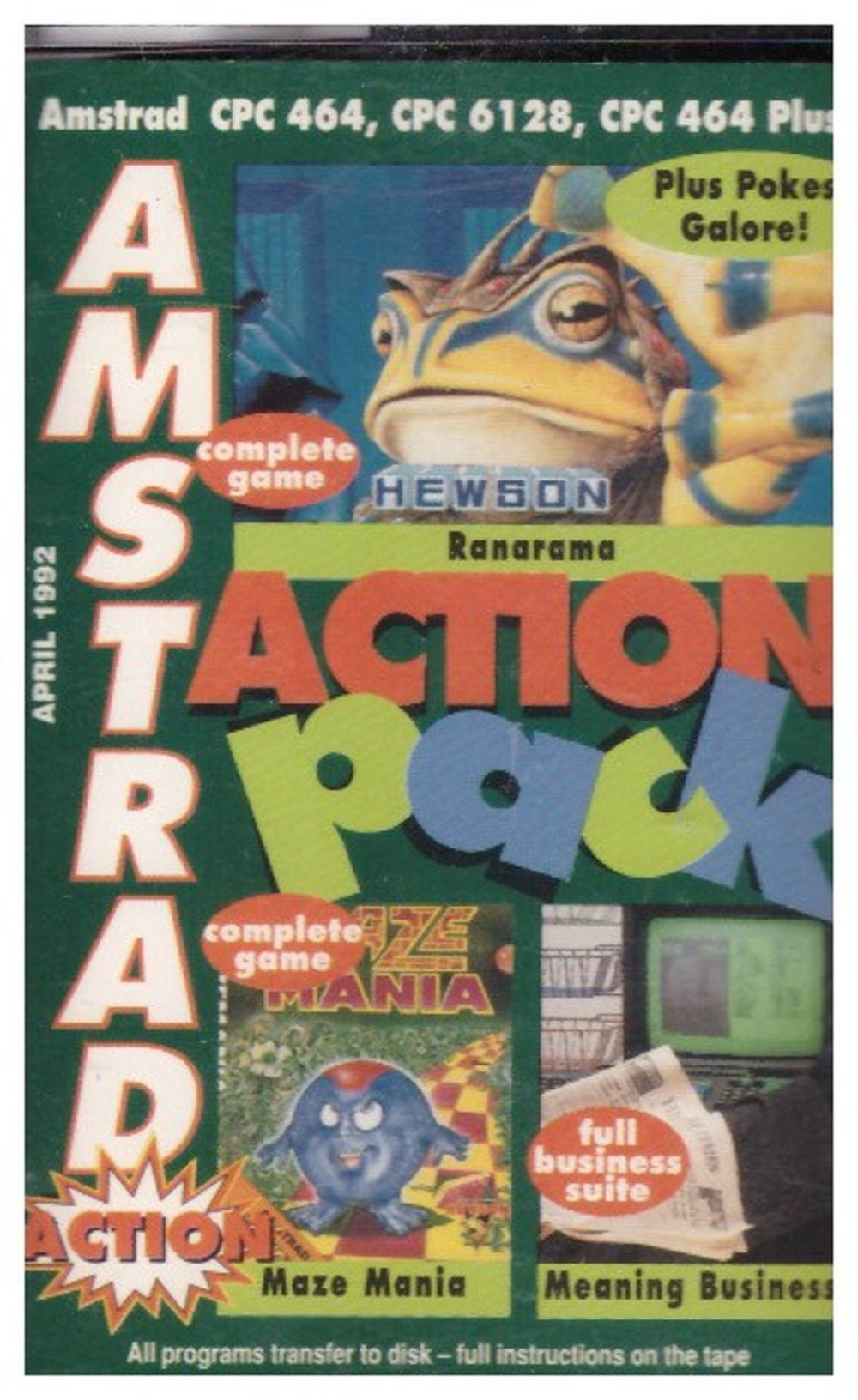 Amstrad Action Issue 79/April 1992 Magazine & Covertape