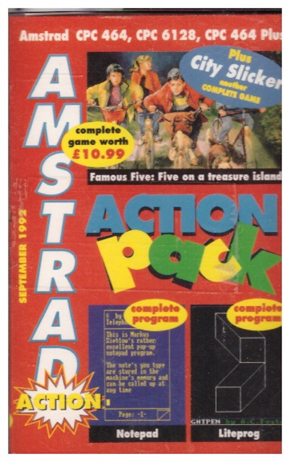 Amstrad Action Issue 84/September 1992 Magazine & Covertape