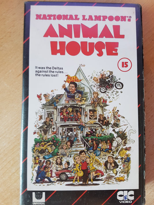 Animal House VHS from CIC Video (VHR 1004)