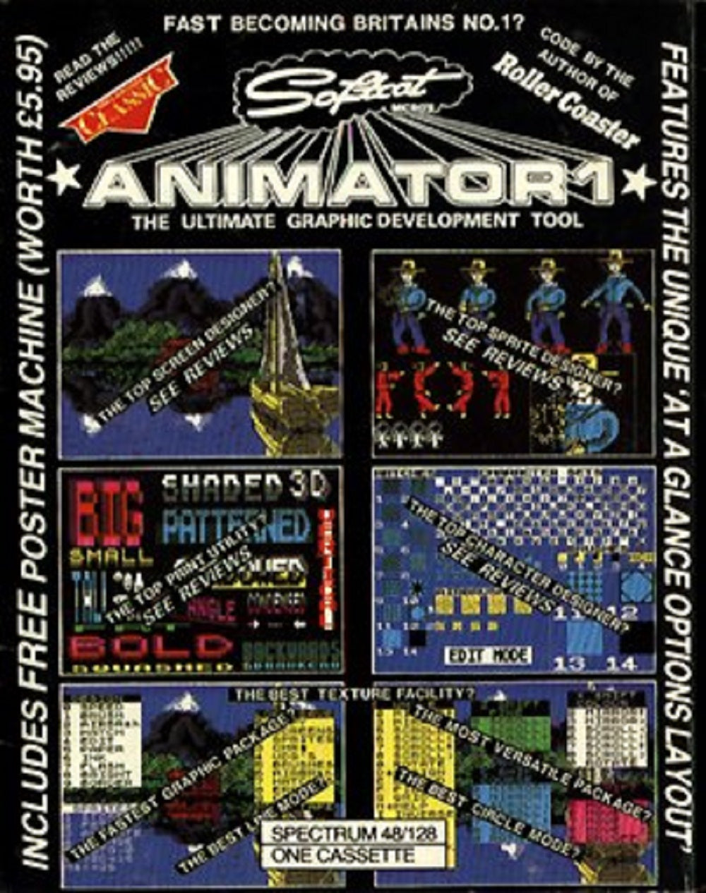 Animator1 for ZX Spectrum from Softcat Micro Software