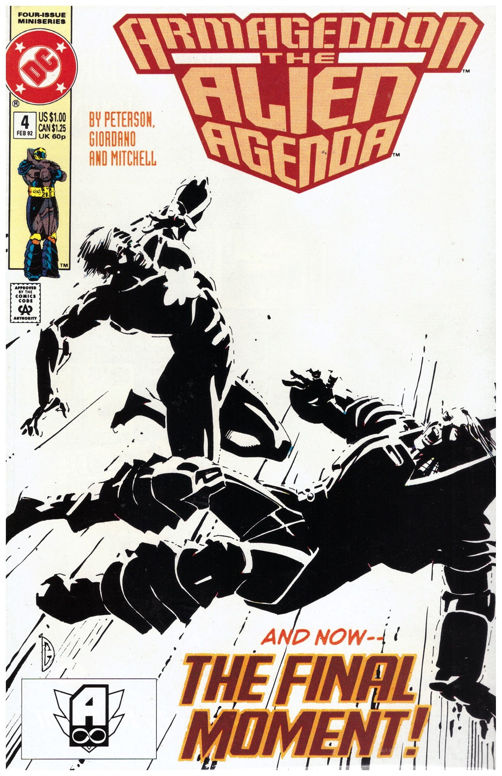 Armageddon: The Alien Agenda #4 Feb 92 from DC Comics