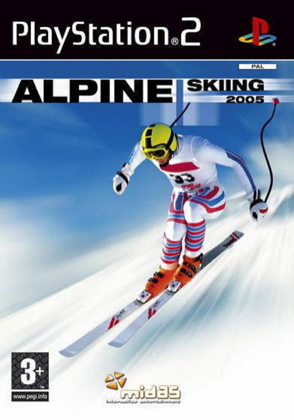 Alpine Skiing 2005 for Sony Playstation 2/PS2 from Midas Interactive (SLES 53362)