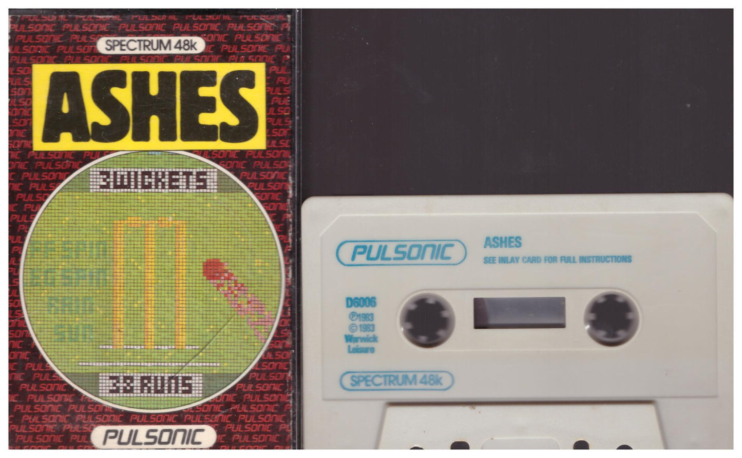 Ashes for ZX Spectrum from Pulsonic (D 6006)