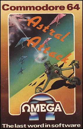 Astral Attack for Commodore 64 by Omega on Tape