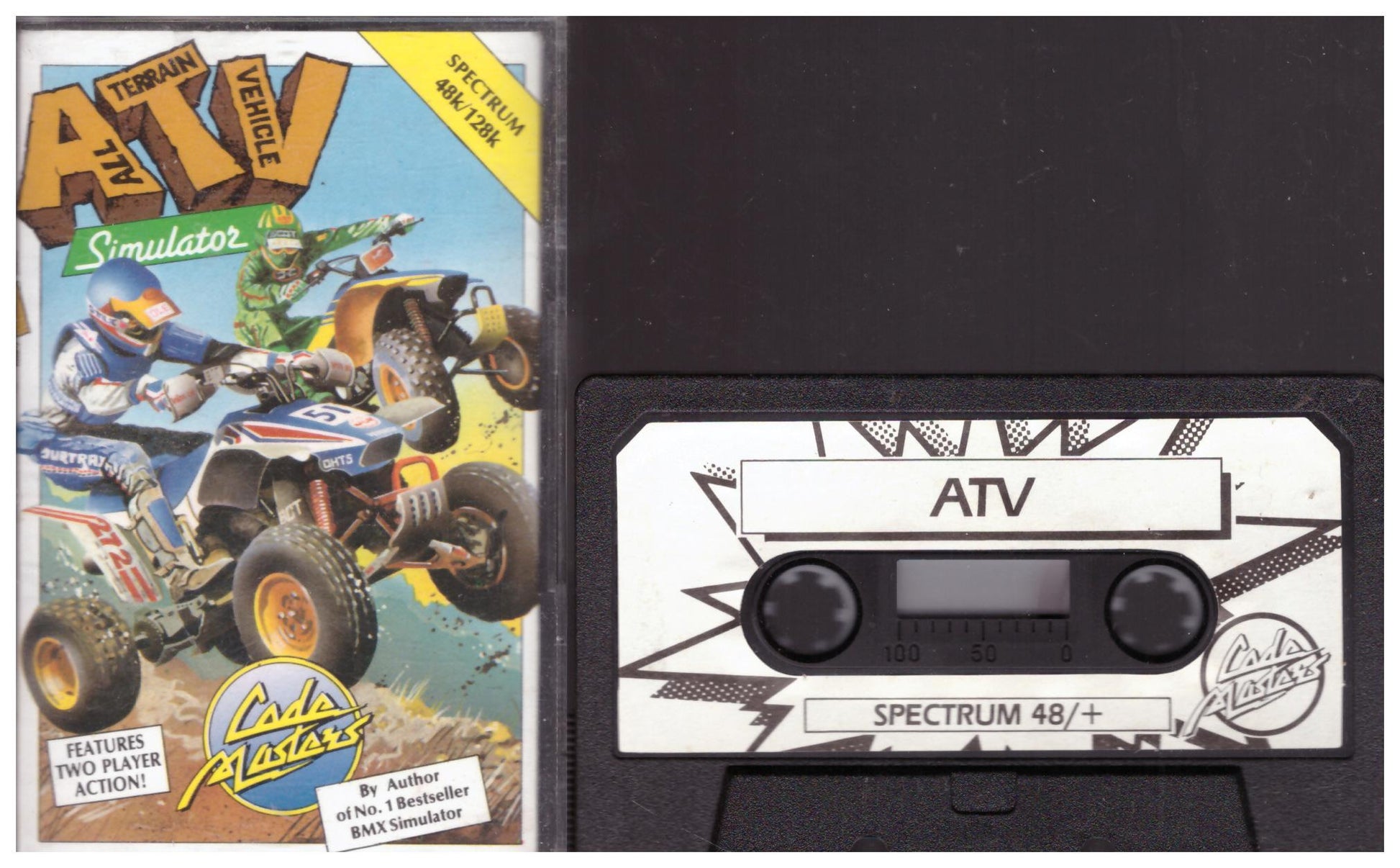 ATV Simulator for ZX Spectrum from CodeMasters (2047)