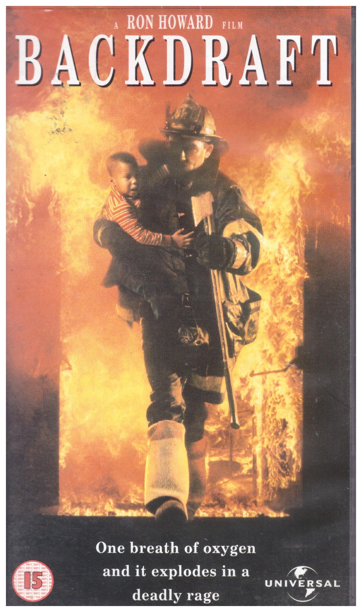 Backdraft VHS from 4 Front Video (044 3663)