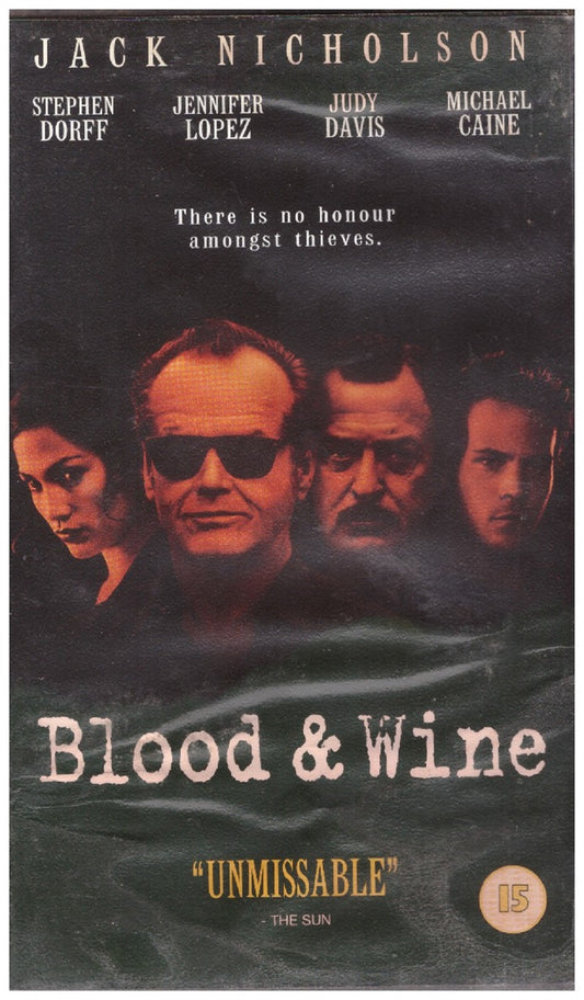 Blood & Wine VHS from 20th Century Fox Home Entertainment (4171S)