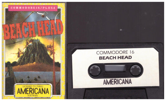 Beach Head for Commodore 16/Plus 4 from Americana (AC 2011)