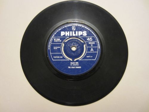 7" 45RPM Black Girl/You Went Away by The Four Pennies from Philips