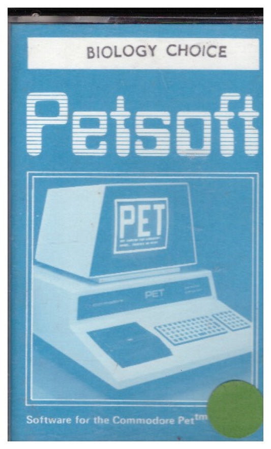 Biology Choice for Commodore PET from Petsoft