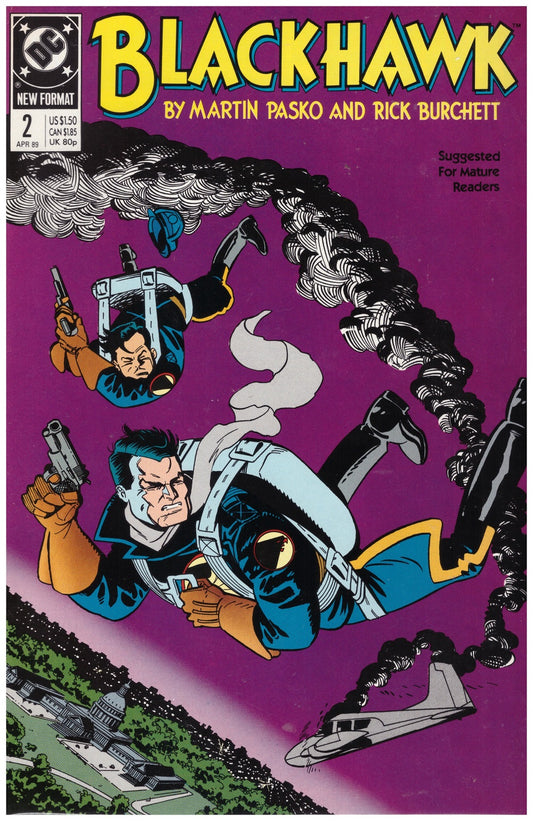 Blackhawk #2 Apr 89 from DC Comics