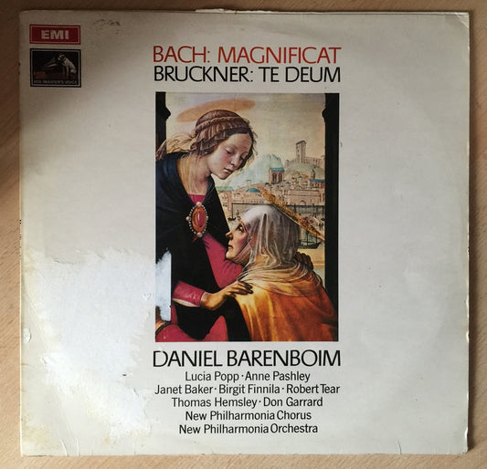 Bach: Magnificat/Bruckner: Te Deum by Daniel Barenboim from His Master's Voice/EMI (ASD 2533)