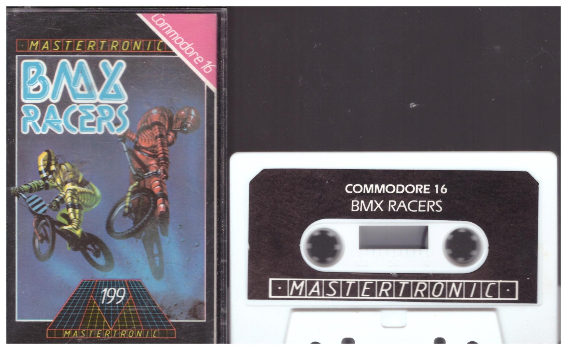 BMX Racers for Commodore 16/Plus 4 from Mastertronic (2C 0007)