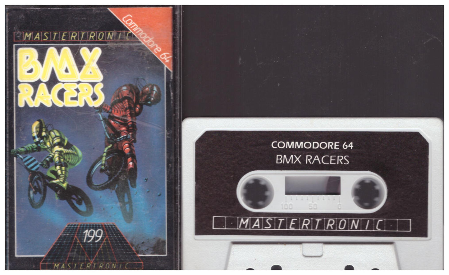 BMX Racers for Commodore 64 from Mastertronic (IC 0007)