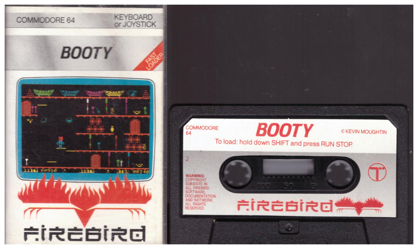 Booty for Commodore 64 from Firebird-1