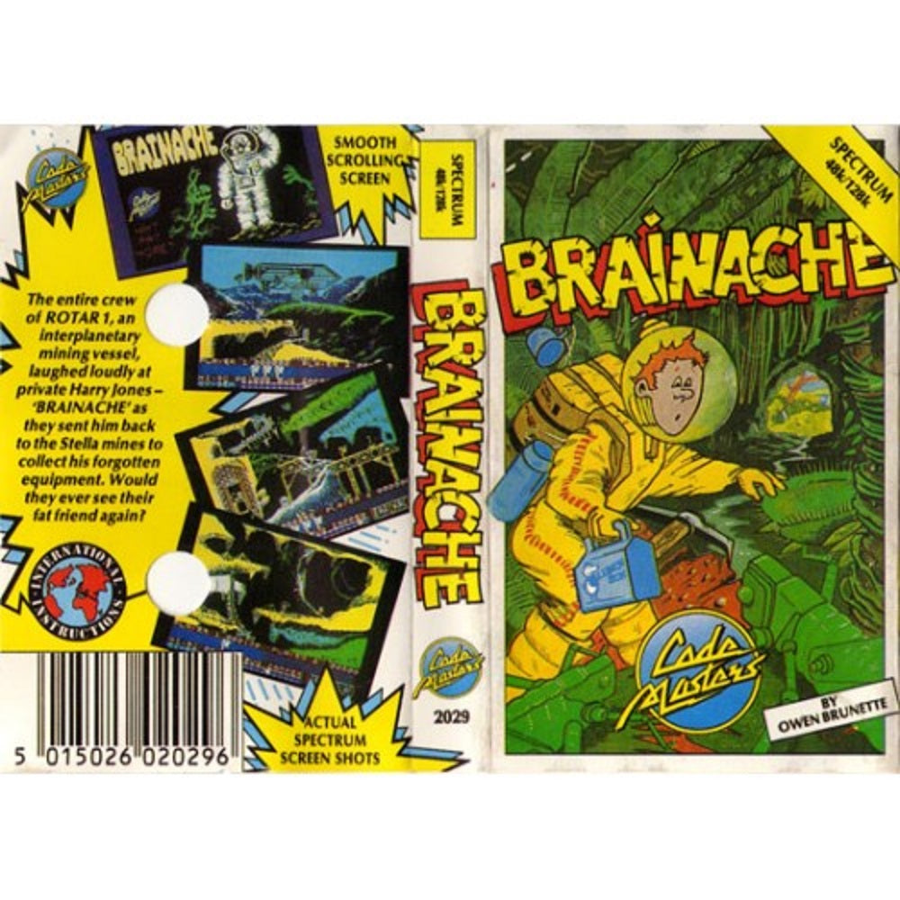 Brainache for ZX Spectrum from CodeMasters